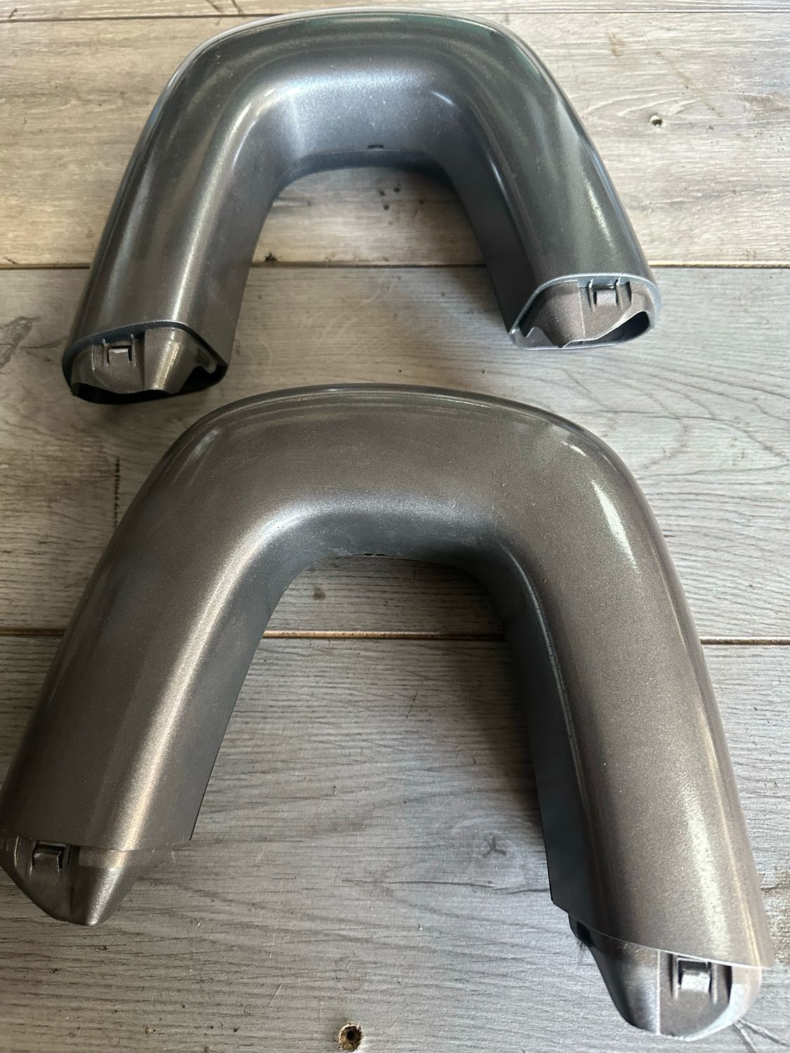 Mazda MX5 - Mk3 (NC) 05-15 - BRUSHED SILVER ROLL BAR / HOOP COVERS