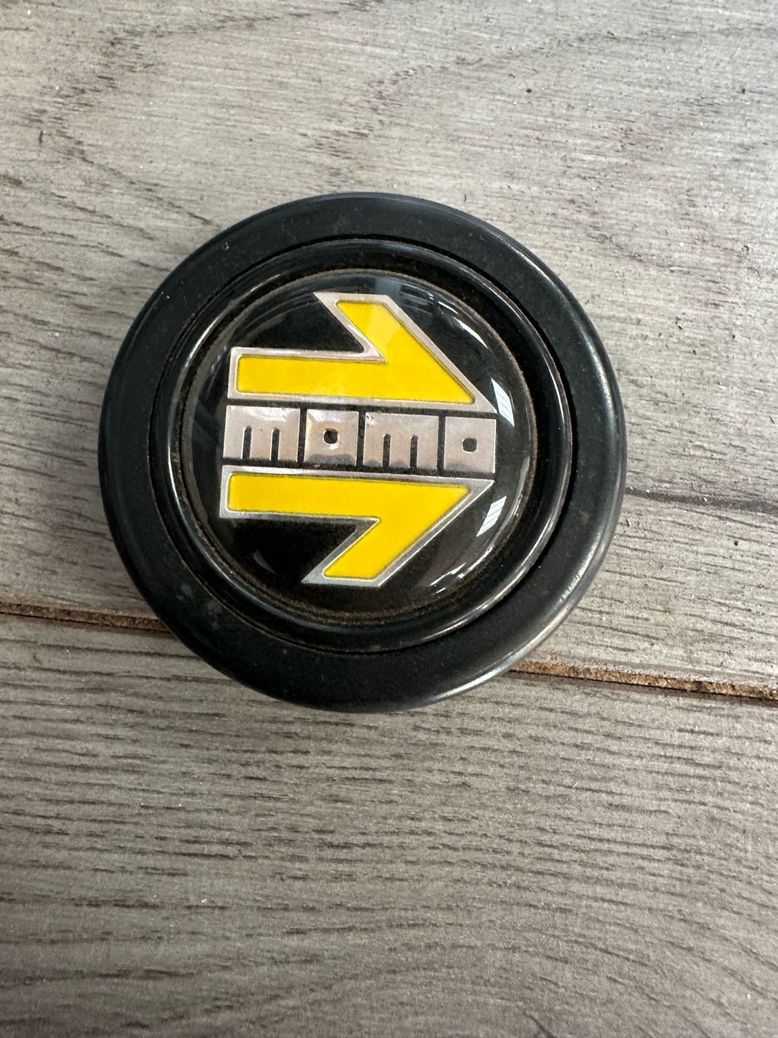 Genuine Mazda mx5 momo steering wheel horn button.