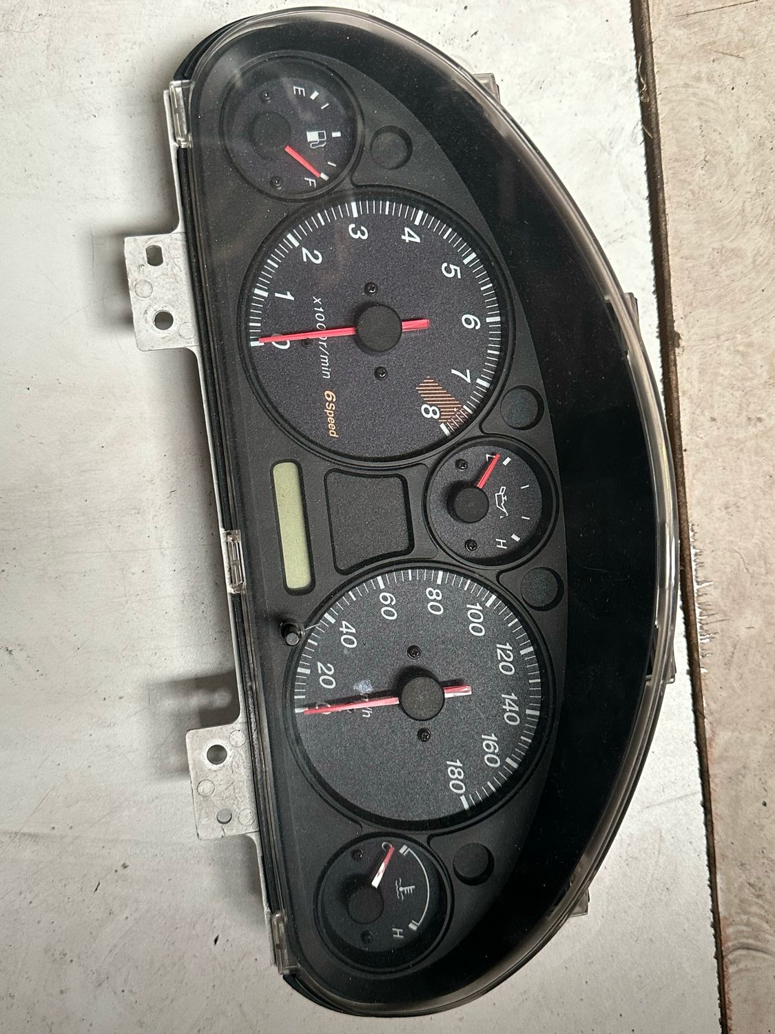 Mazda MX5 MK2 Speedometer Instrument Cluster (N053 218-020) 180mph 98>00 6 Speed RARE