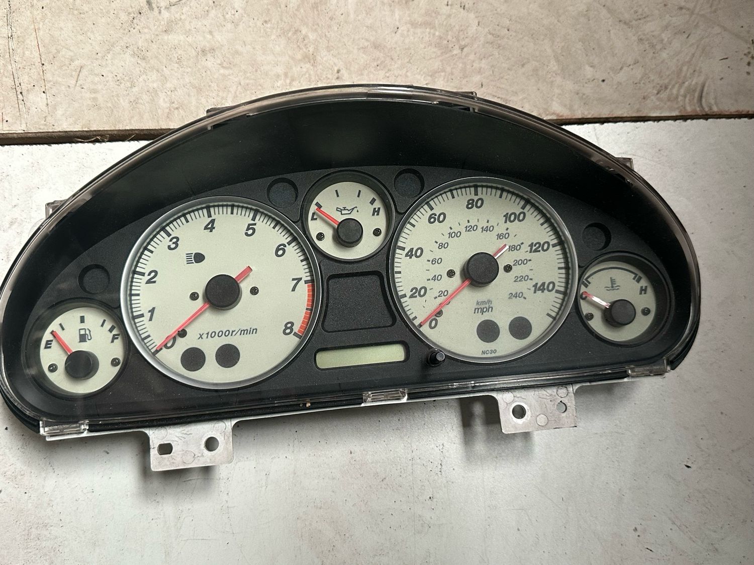 Mazda MX5 MK2.5 Speedometer Speedo Clocks Instrument Cluster NS NC89 219-250