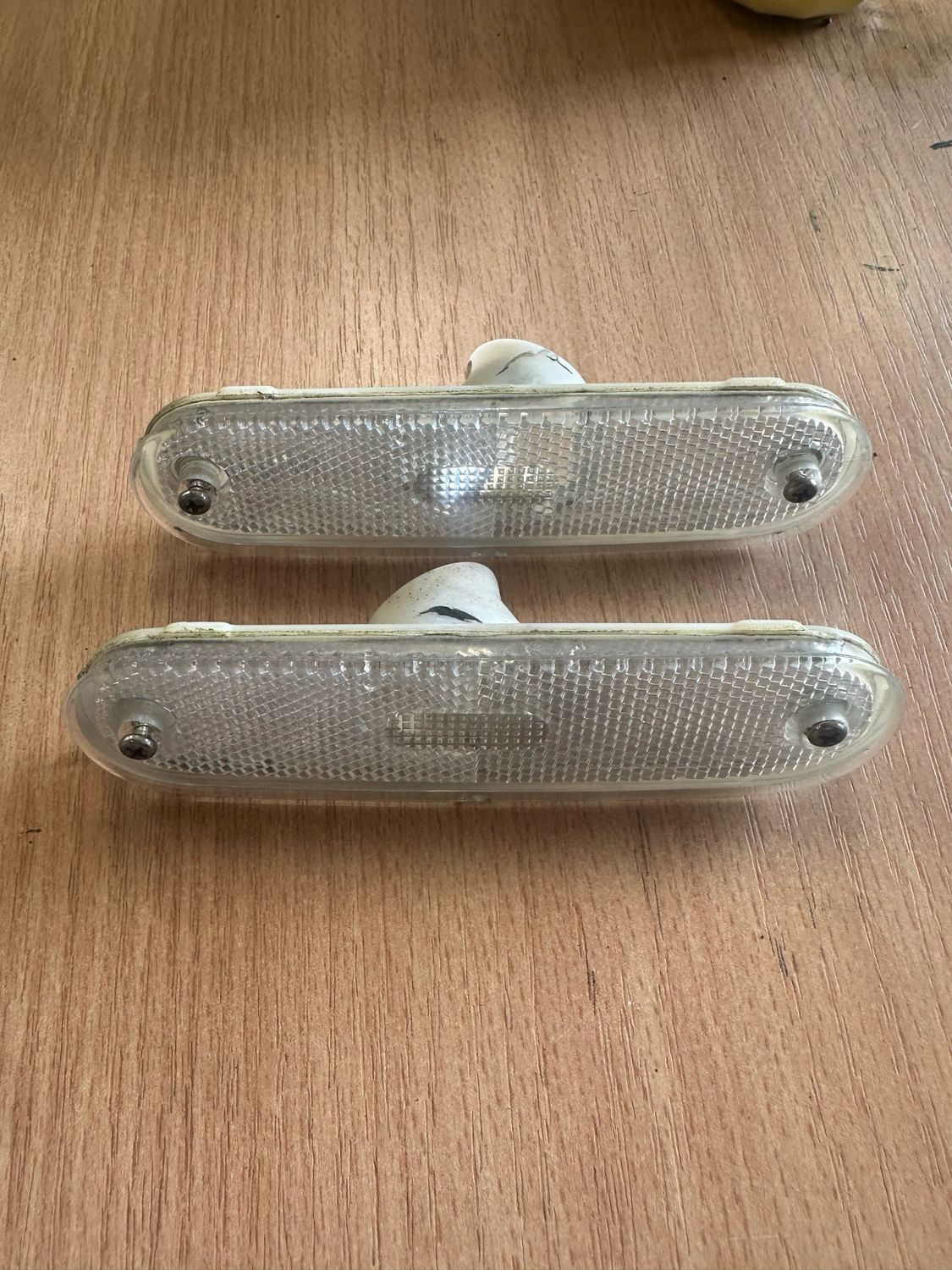 Mazda MX5 Mk1 Mk2 NA NB models 1989-2005 CLEAR SIDE REFLECTOR FRONT PAIR