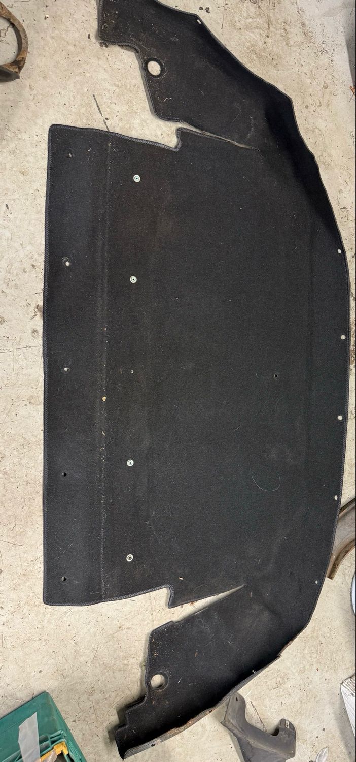 Mazda MX5 - Mk1 Mk2 Mk2.5 Black parcel shelf carpet original, used
