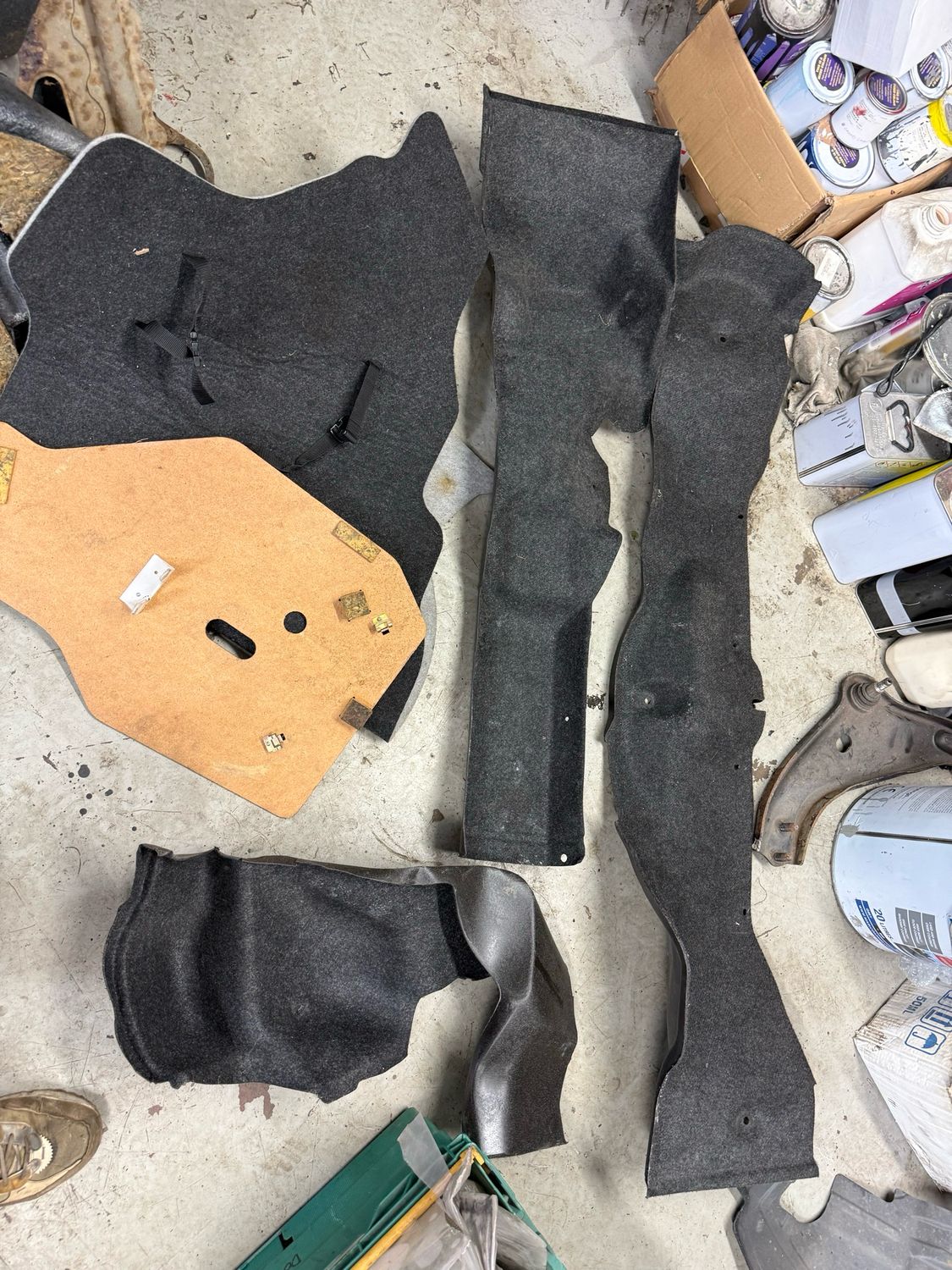Mazda MX5 MX-5 Mk 2.5 1998-2005 SET of Boot Inner Liners Carpet Trims