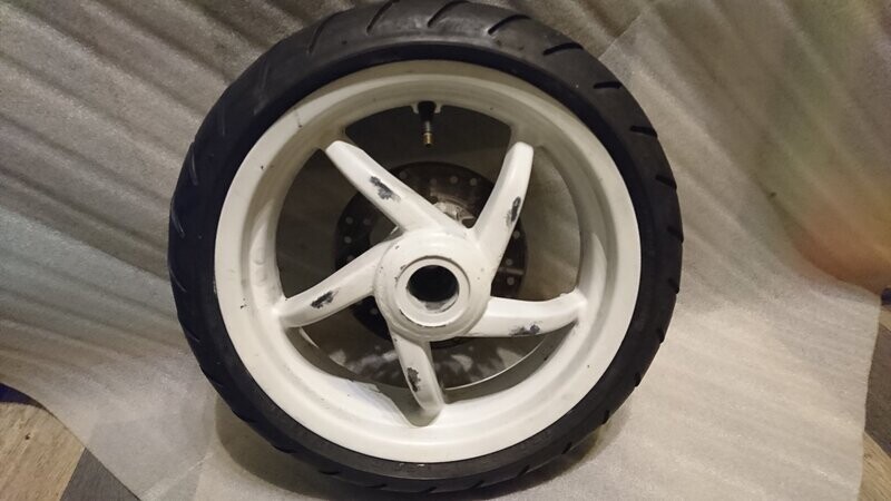 Felge Aprilia SR50 Morini Scheibe Weiss  E-13x3,50. 130/60-13