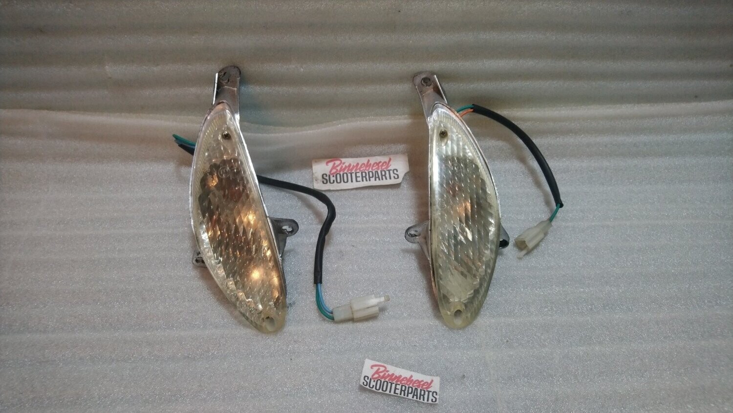 Blinker Rex RS450 Vorn Paar Weiss
