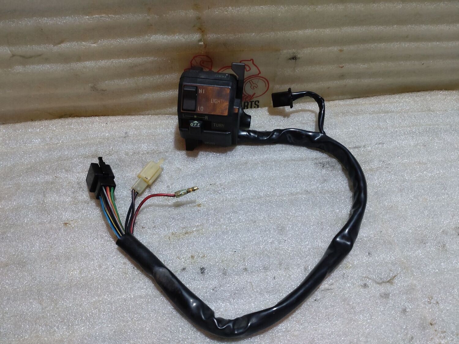 Schaltereinheit Kawasaki GPZ 500s EX500A Links +Chokehebel