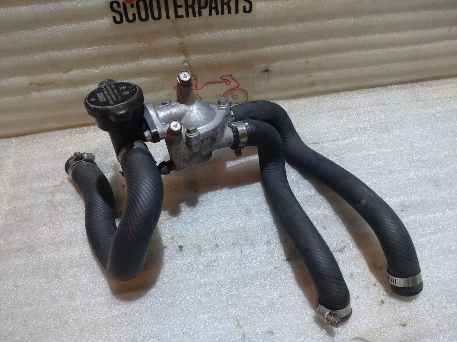 Thermostat Kawasaki GPZ 500s EX500A +Gehäuse +Temperaturfühler +Einfüllstutzen