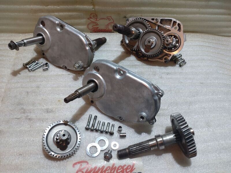 Getriebe Hyosung Super Cab SB50 Komplett +Getriebedeckel