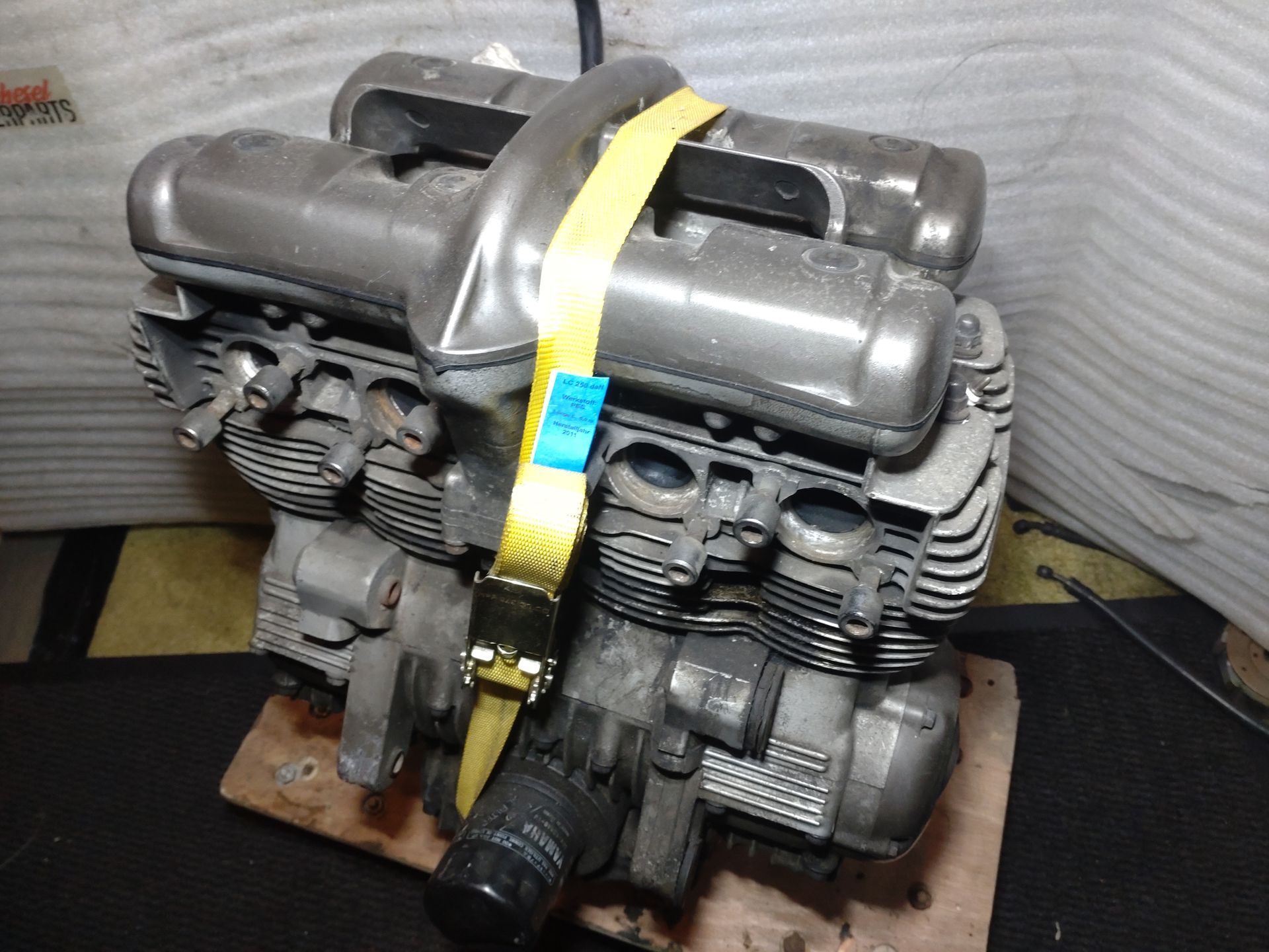 Motor Yamaha XJ 600 S 4BR-021821 +Lichtmaschine +Anlasser (Getriebeschaden)