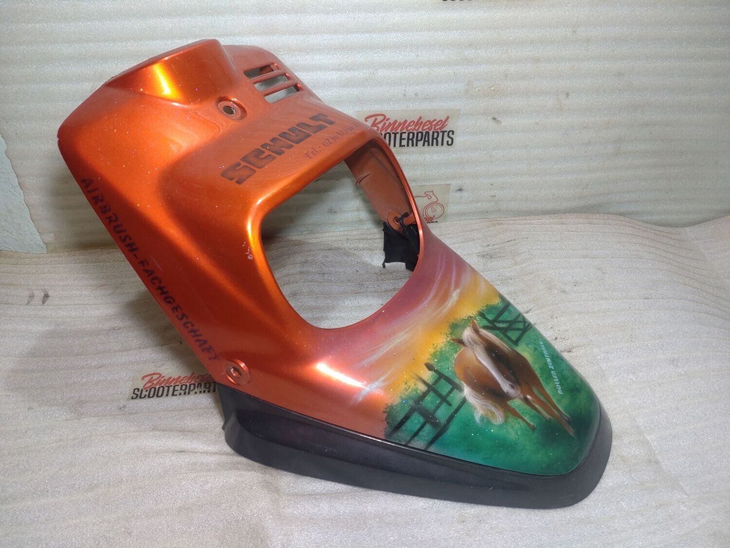 Verkleidung Yamaha BWs 3VL Front Airbrush Pferd