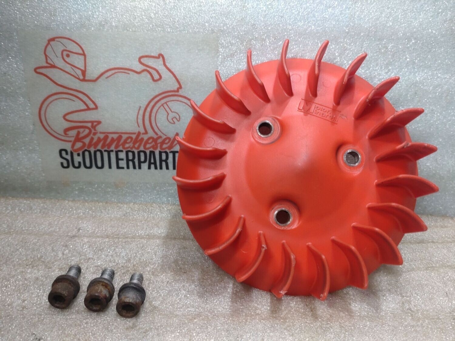 Lüfterrad Minarelli Orange Rot MBK Mach G