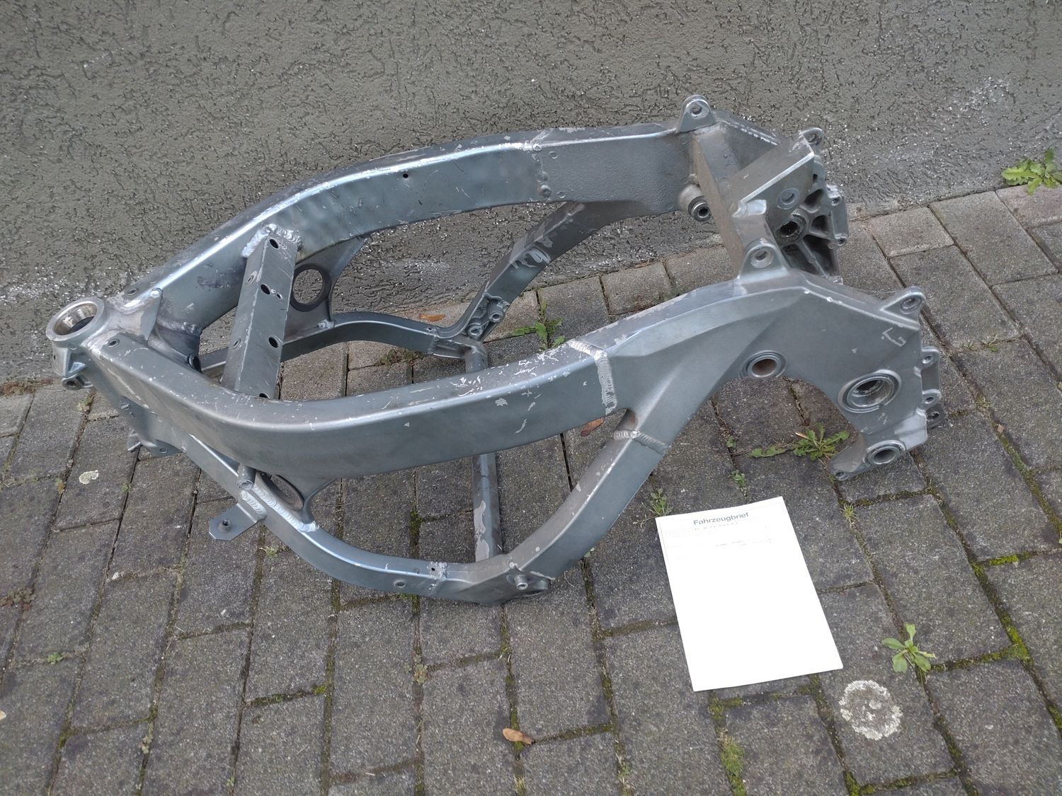 Fahrgestell Kawasaki ZZR 600 D ZX600D600698 +Brief +Heckrahmen