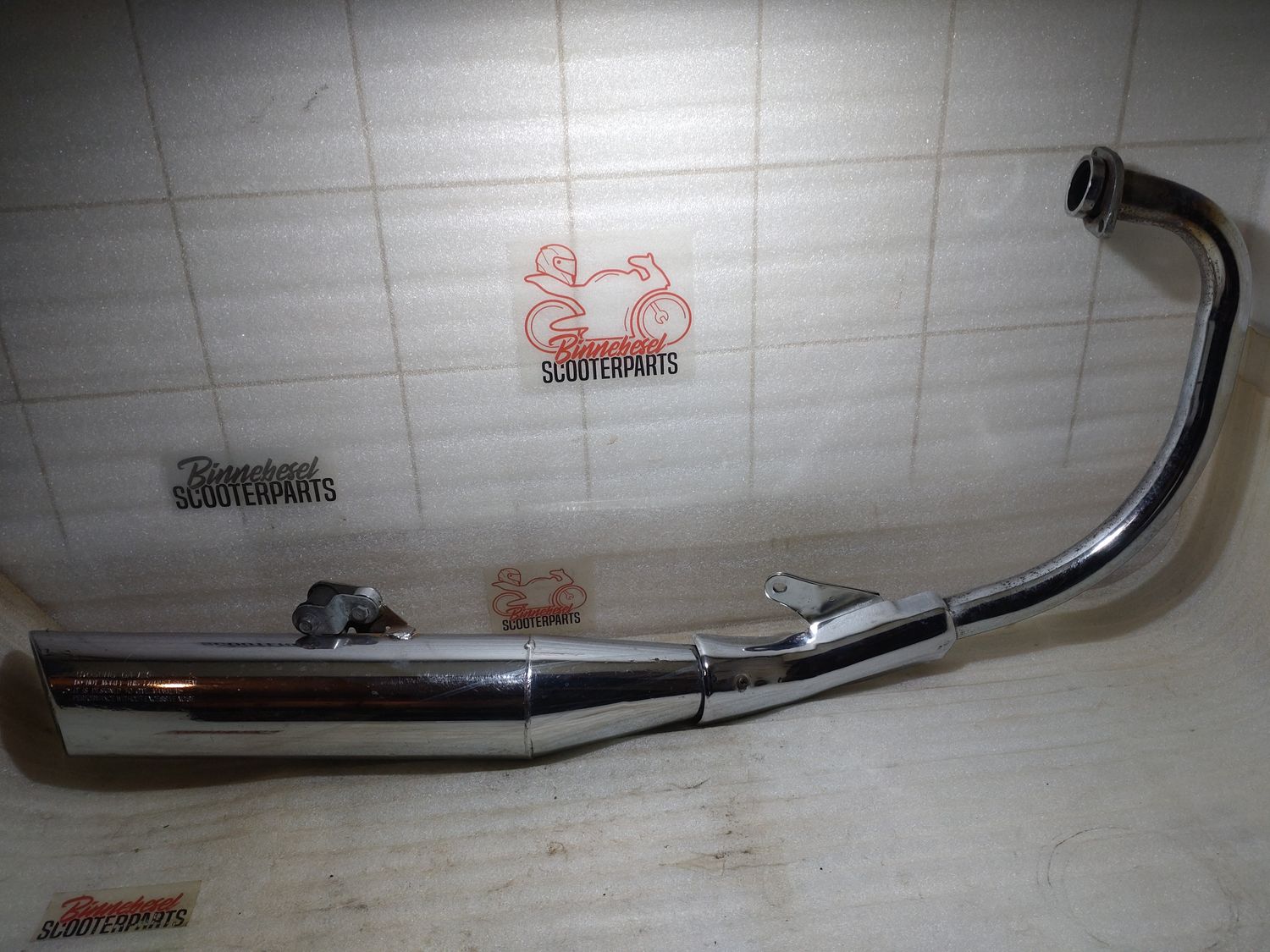 Auspuff Hyosung Cruise 2 GA125 #3 Bastler (kleines Loch)