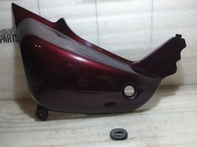 Verkleidung Hyosung Cruise 2 GA125 Seitenteil Links #3 Rot +Gummihalter