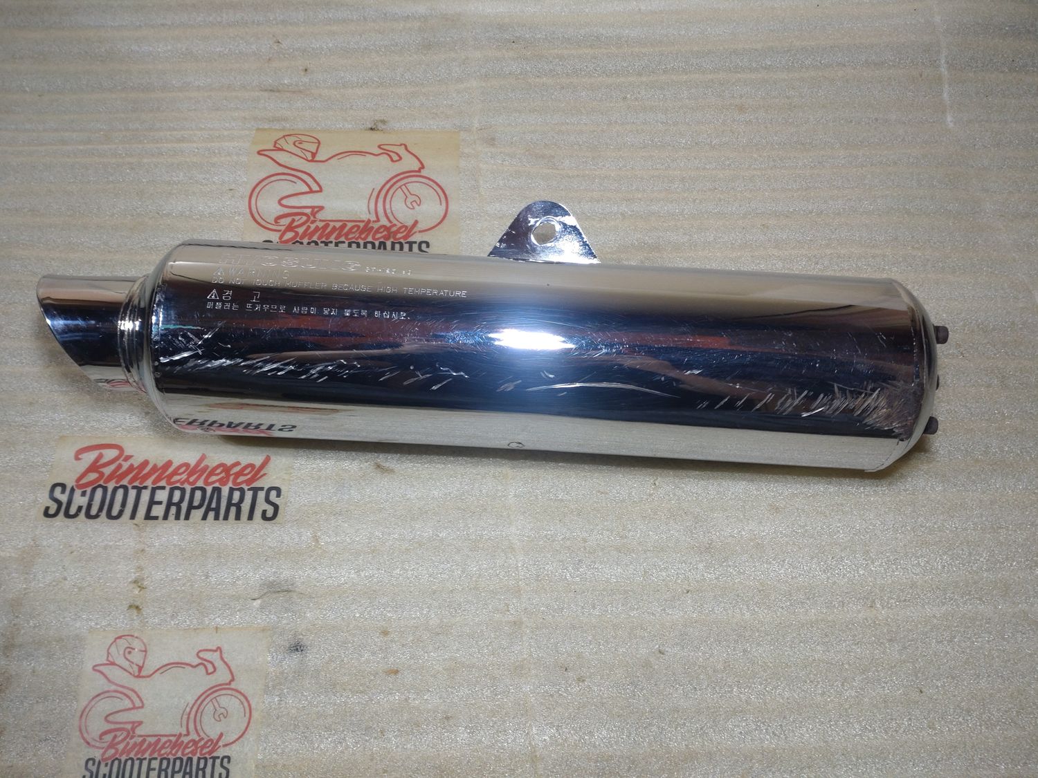 Auspuff Hyosung Naked GT 125 Endschalldämpfer