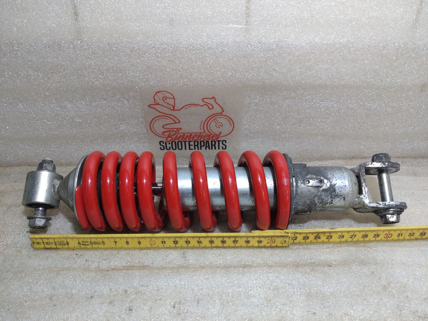 Federbein Hyosung Naked GT 125 Rot 305mm
