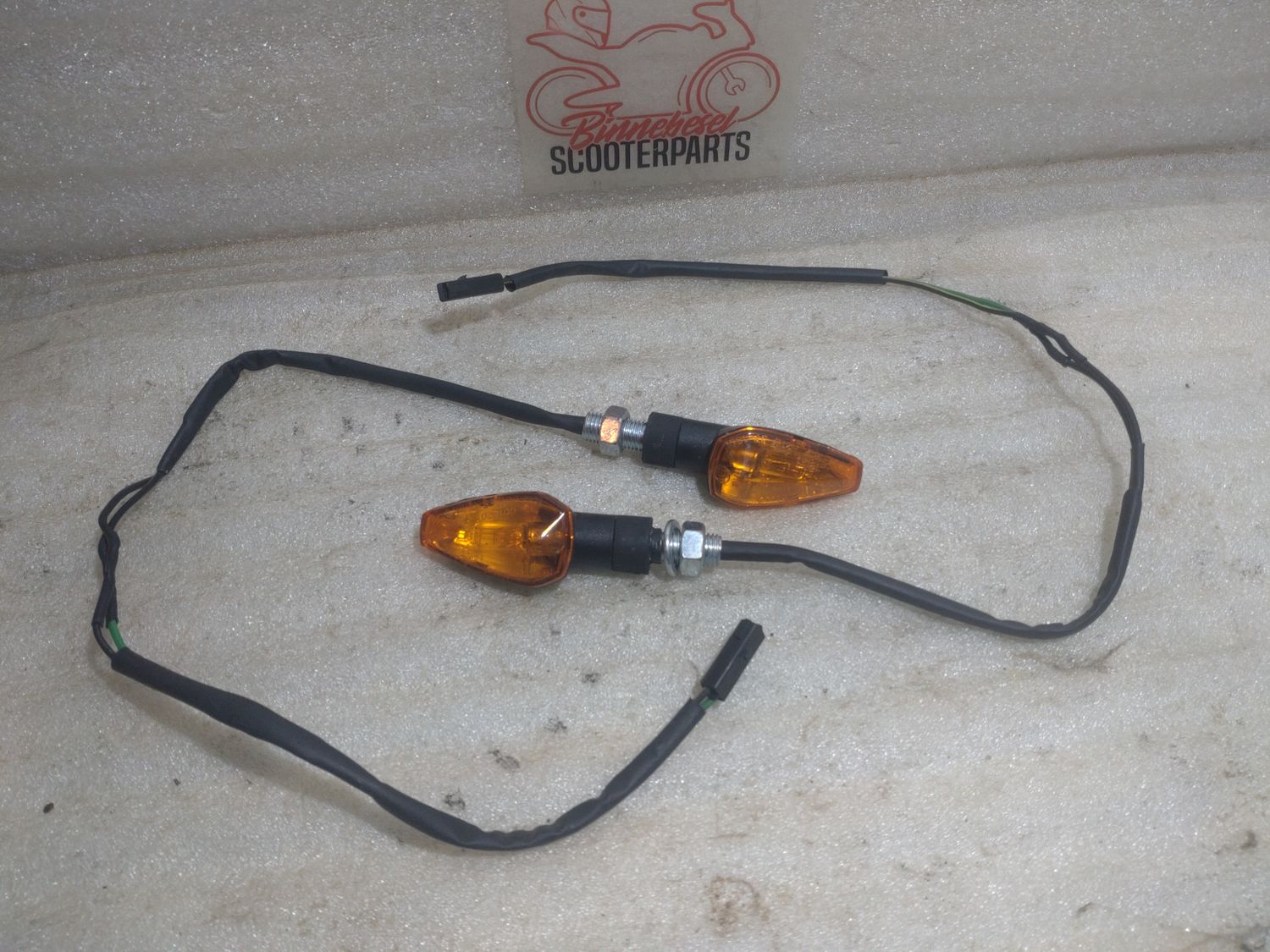Blinker Kawasaki ER-5 Paar Tropfenblinker Universal Links Rechts