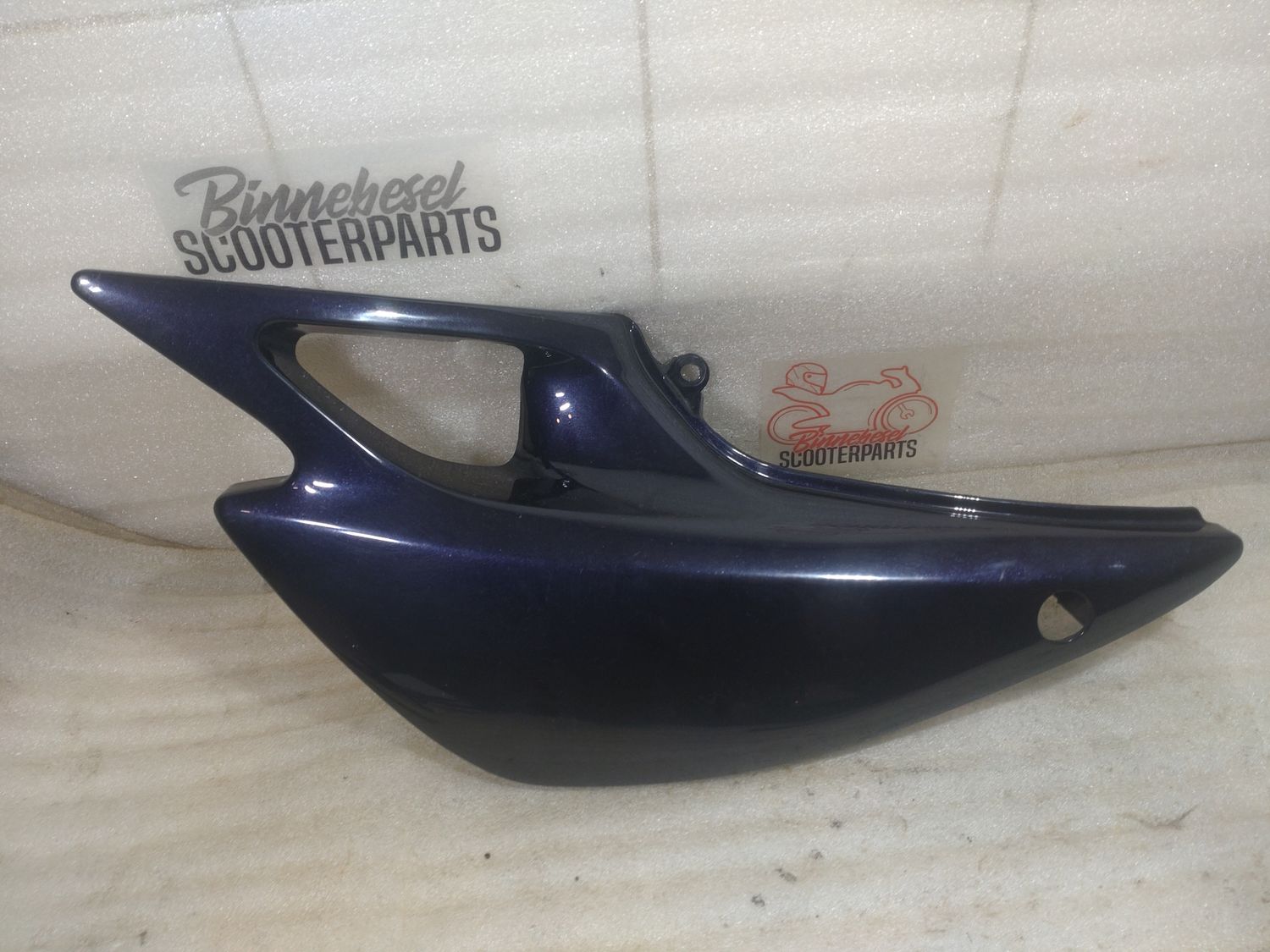 Verkleidung Kawasaki ER-5 Seitendeckel Links +Gumis