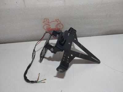 Kennzeichenhalter Universal Kurz +Blinkerhalter +LED Kennzeichenleuchte Honda CBR 125 R JC34 #3