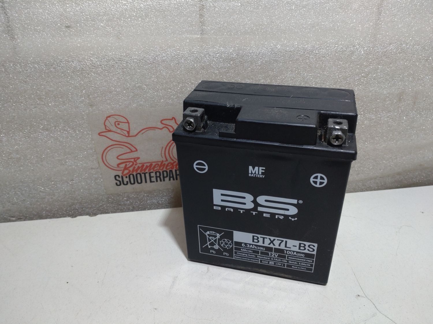 Batterie BS Battery BTX7L-BS 12V 6,3Ah Aprilia Tuono 125 11x6,5x13cm