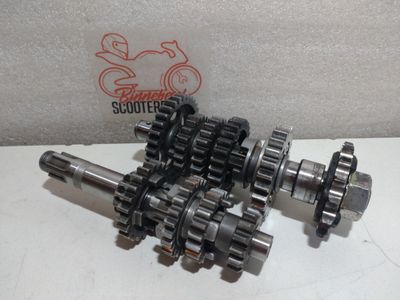 Getriebe Hyosung Cruise 2 GA125 #3 Komplett +Nebengetriebe