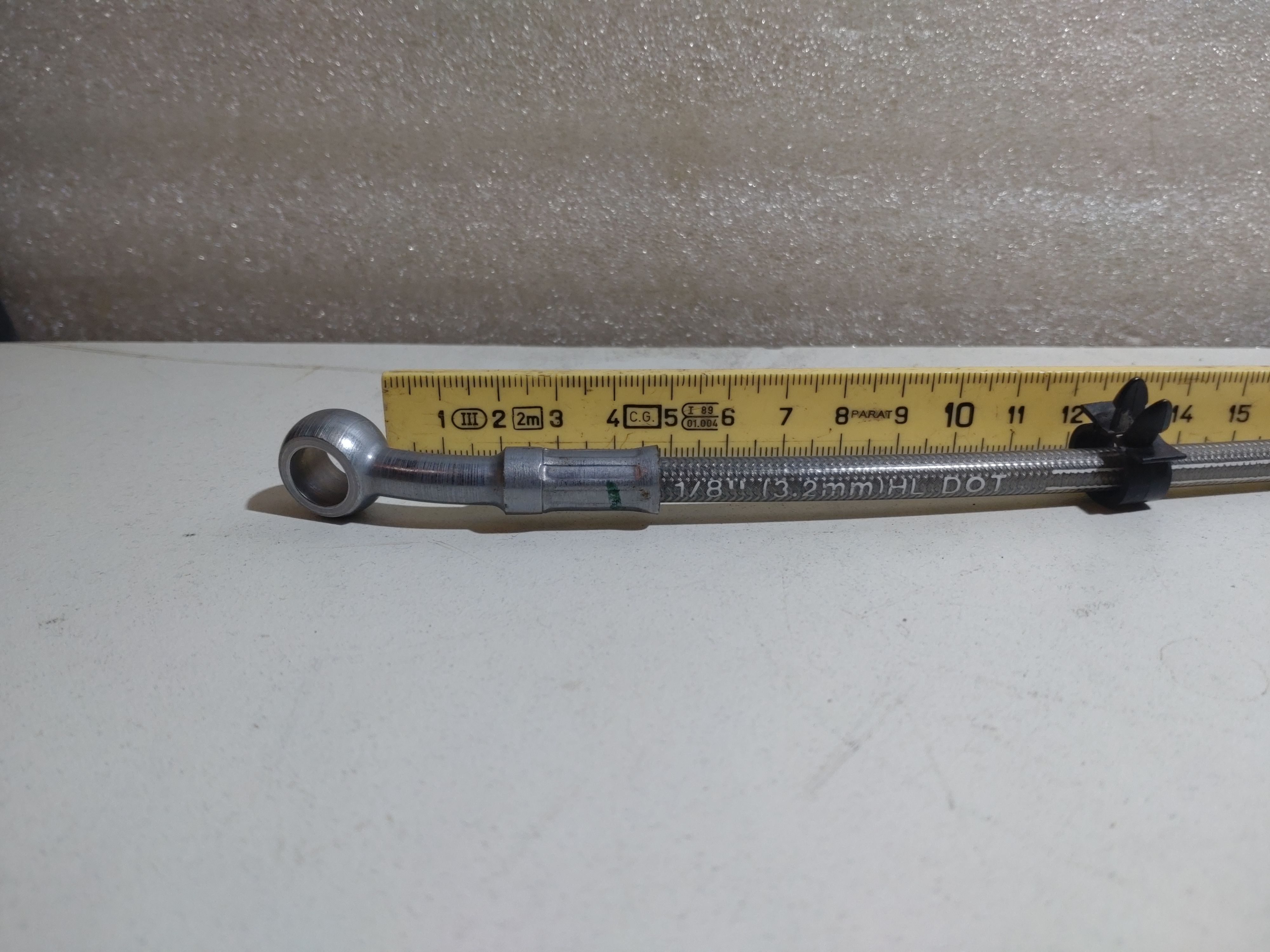 Bremsleitung Aprilia Tuono 125 IE 4T ABS E5 2021-2024 Hinten ca 55cm Stahlflex J.Juan