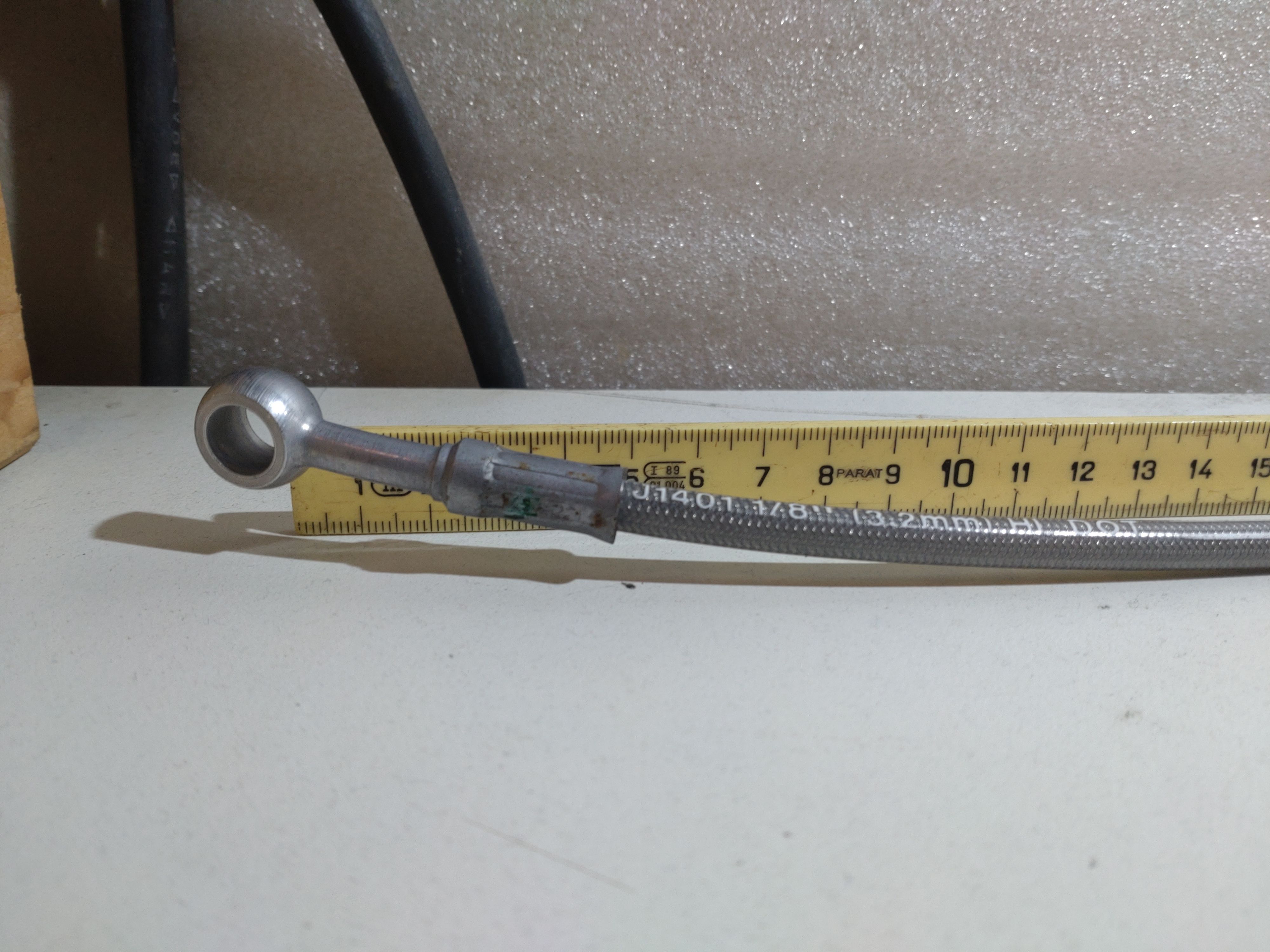 Bremsleitung Aprilia Tuono 125 IE 4T ABS E5 2021-2024 Vorn ca 98cm Stahlflex J.Juan