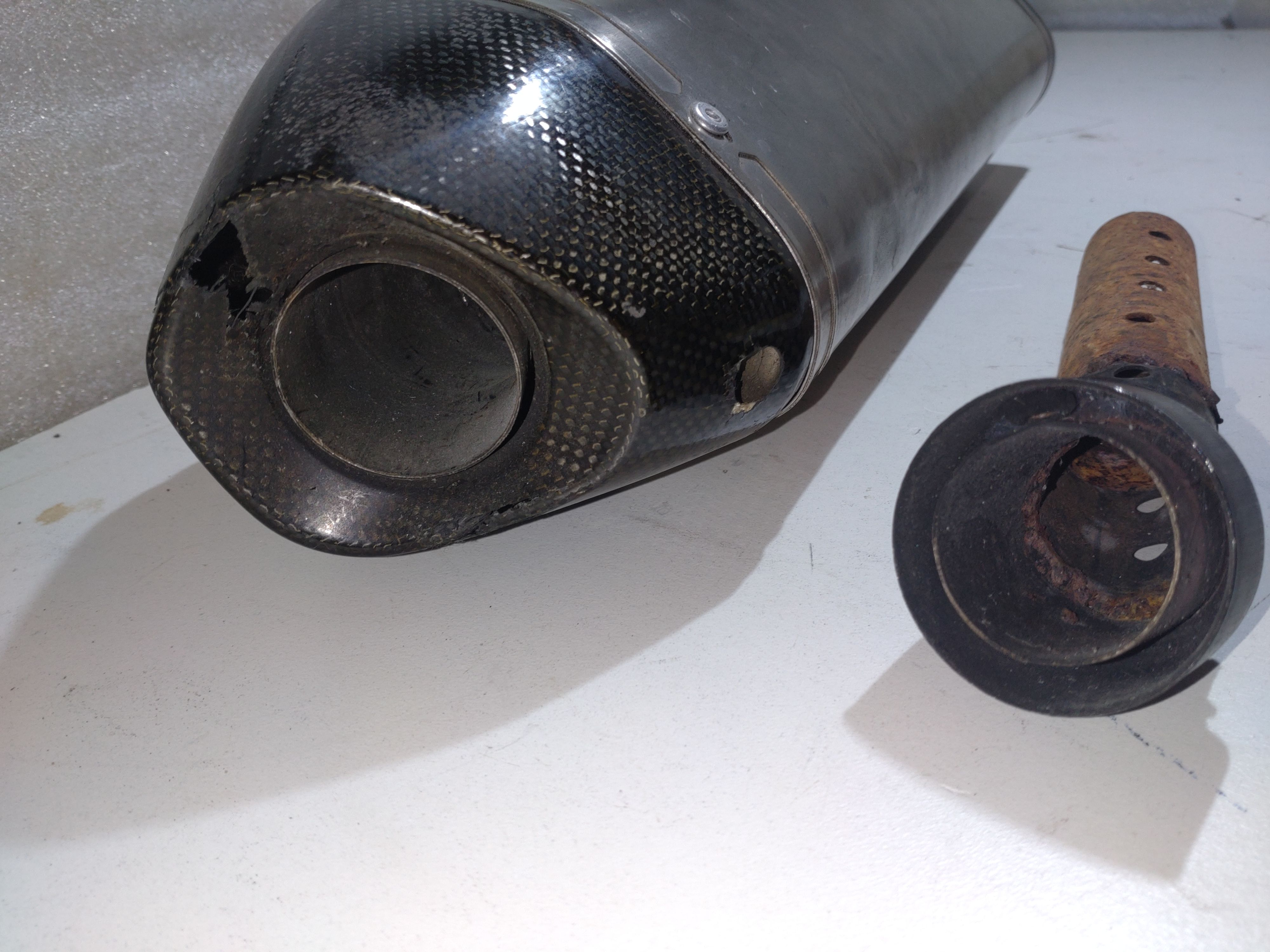 Auspuff Akrapovic M-HR00105 e1 0569 9 55mm Endschalldämpfer mit ABE KTM LC8 Superduke 990 Supermoto 950