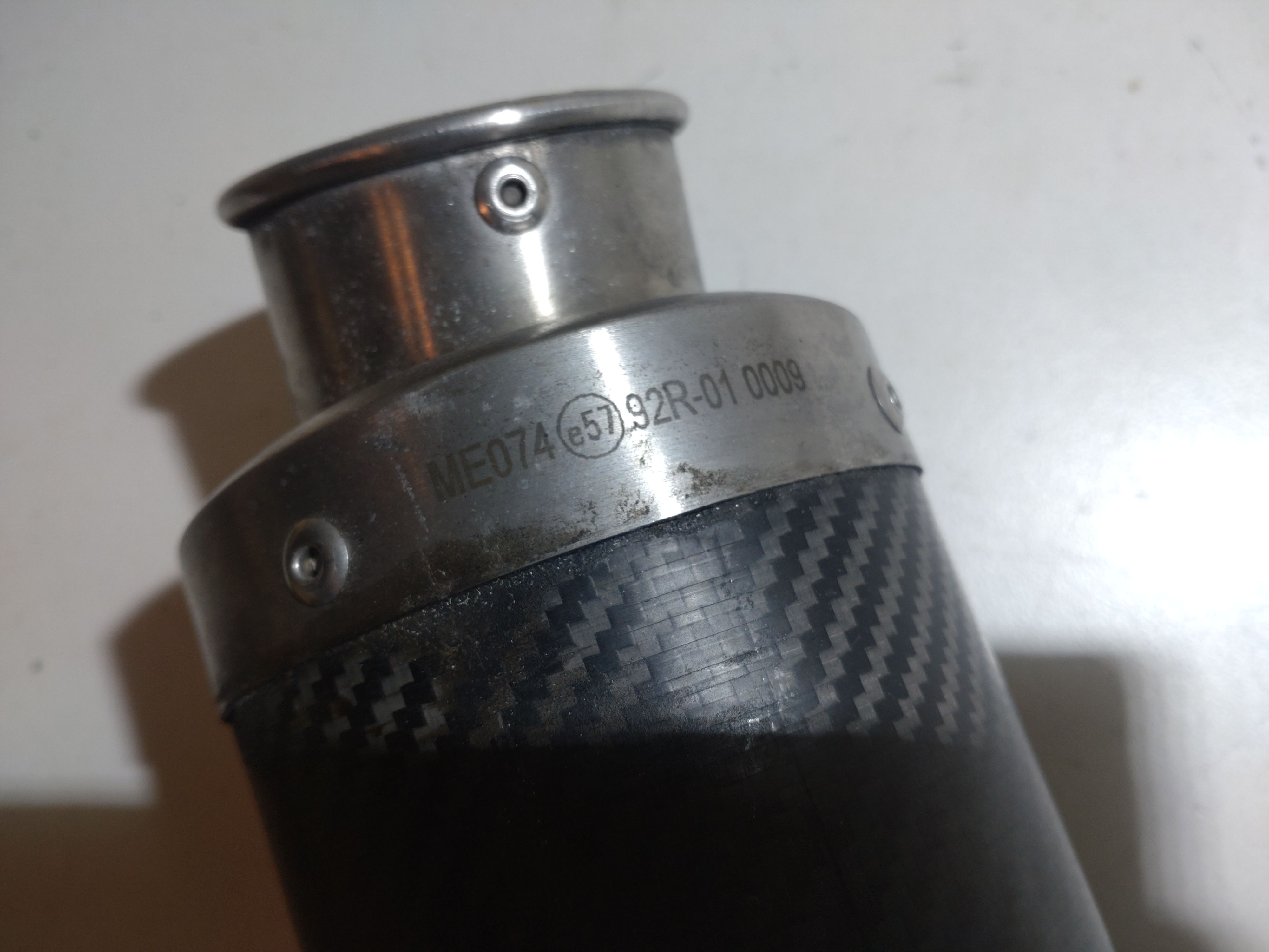 Auspuff MIVV GP Edelstahl Schwarz Slip-On 55mm Endschalldämpfer ME074 e57 92R-01 0009 Suzuki GSX-R 1000 2003-2004 GSX-S 750 2017-2020