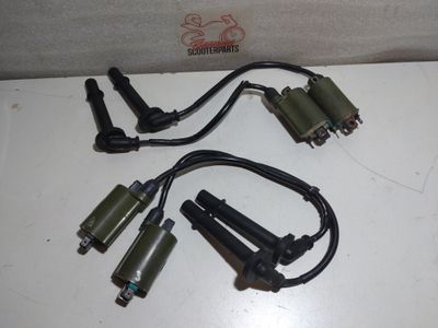 Zündspulen Honda VFR 800 FI RC46 Komplett Set 4x Tec MP06 +Zündkerzenstecker