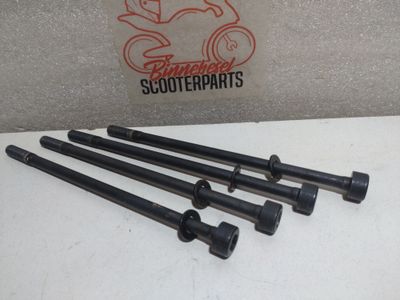 Zylinderschrauben Aprilia Tuono 125 4T E4 ABS 2017 Piaggio M545M Stehbolzen 4er Set