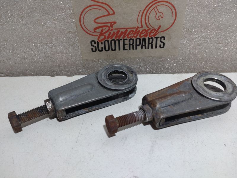 Kettenspanner Kawasaki LTD 440 KZ440A Hinterrad Paar Kettenspanner Kawasaki LTD 440 KZ440A Hinterrad Paar