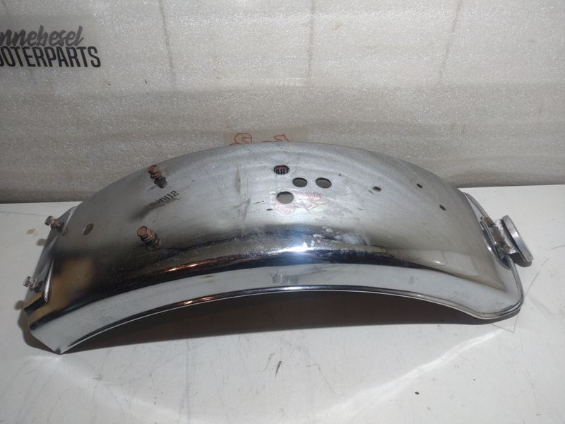 Verkleidung Kawasaki LTD 440 KZ440A Kotflügel Hinten Kennzeichenhalter Metall Chrom Fender +Reflektor