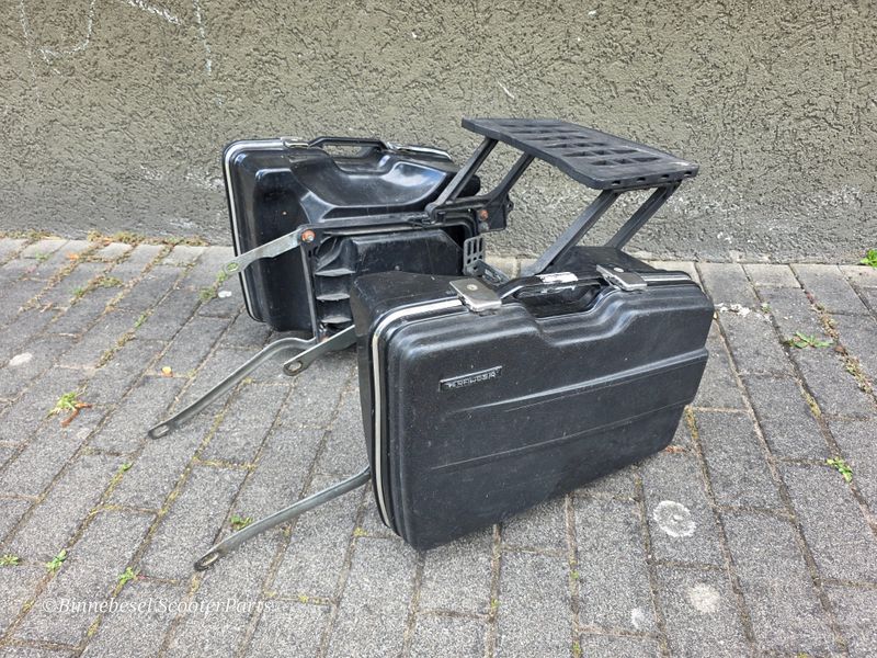 Koffersystem Kawasaki LTD 440 KZ440A Krüger +Gepäckträger Koffer Abnehmbar Koffersystem Kawasaki LTD 440 KZ440A Krüger +Gepäckträger Koffer Abnehmbar