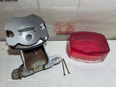 Rücklicht Kawasaki LTD 440 KZ440A #2 Komplett Koito 39923 220-40781 220-40783 +Halterung Chrom