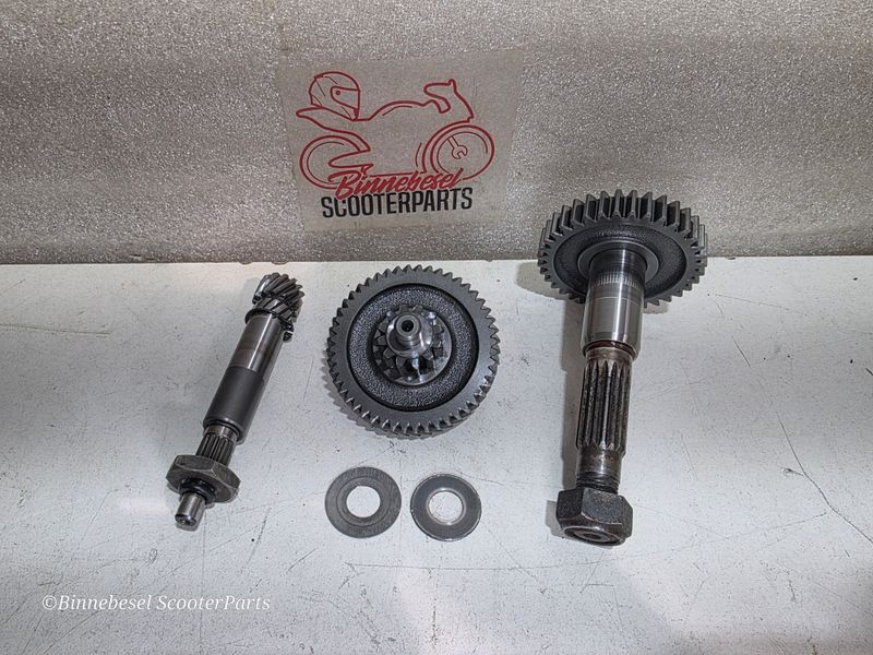 Getriebe Minarelli Kurz Yamaha Zest 50 4FW #6 Komplett 13/48 12/36 auch Malaguti F10 Keeway Swan Hurricane RY6