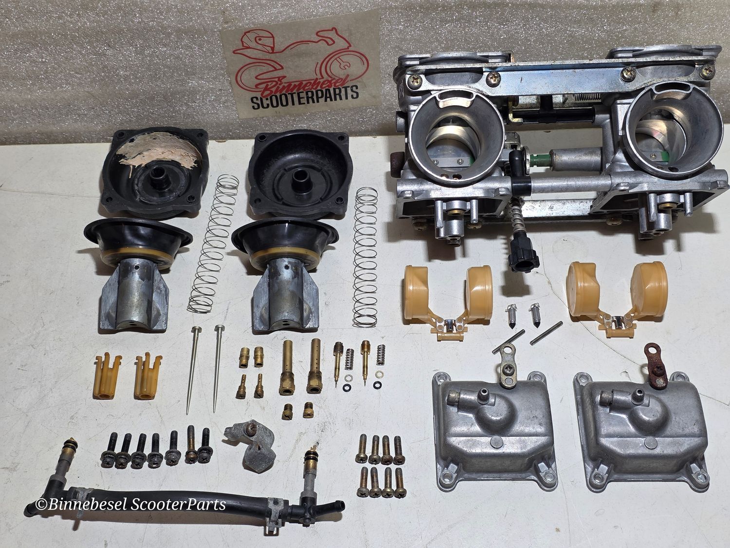 Vergaser Keihin CVK V911 AIL2 Kawasaki GPZ 500s EX500D #2 Komplett +Drosselklappensensor Geprüft +Ultraschall gereinigt