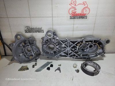 Motor-Gehäuse Minarelli Kurz 4MJ Malaguti F10 Jetline WAP Komplett #6CY301156#