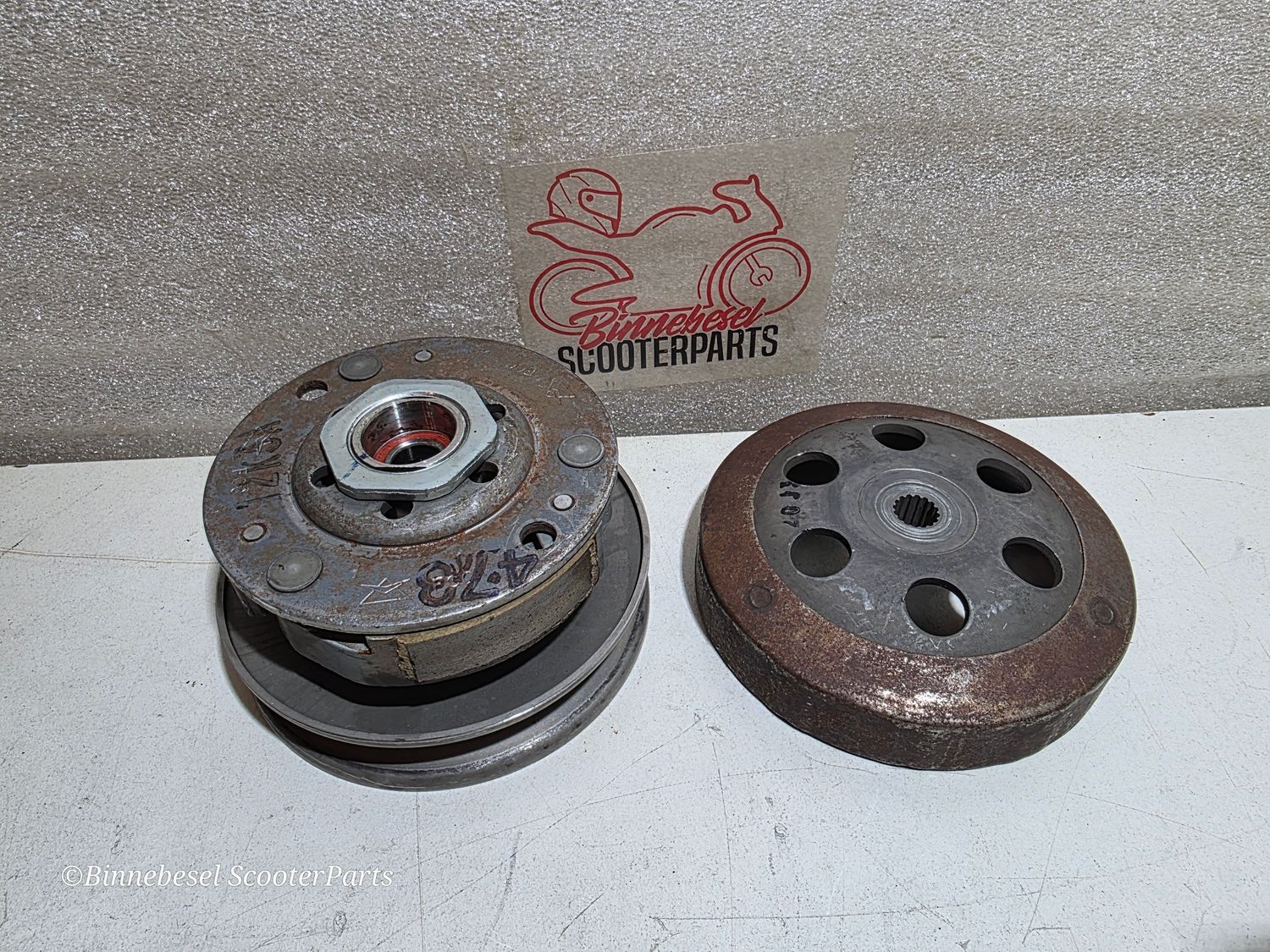 Wandlereinheit Minarelli Malaguti F10 Jetline WAP Kupplung Komplett 112mm +Kupplungsglocke