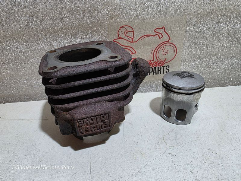 Zylinder Minarelli Liegend AC Yamaha Zest 50 4FW #5 Original 3KJ10 49ccm +Kolben Yamaha 3CP