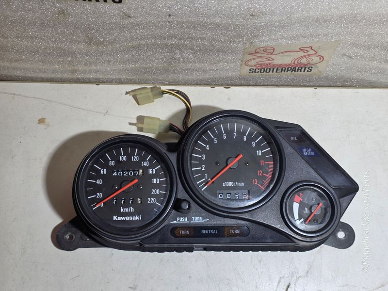 Tacho Kawasaki GPZ 500s EX500D Instrumente Komplett Kombiinstrument +Halterung +Kabel