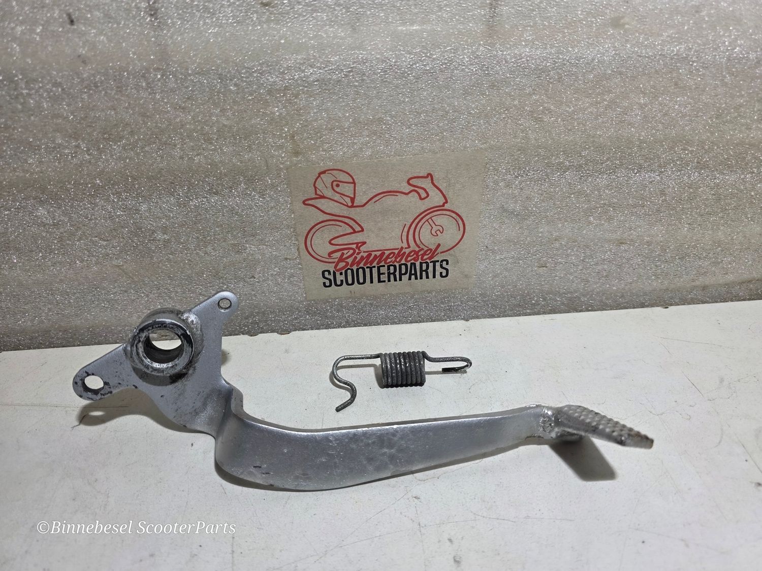 Bremshebel Kawasaki GPZ 500s EX500D Bremspedal +Feder 430011355 + 920811833