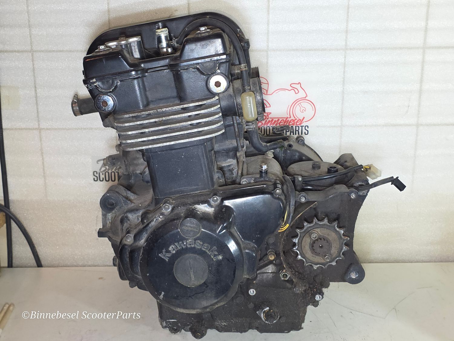 Motor Kawasaki GPZ 500s EX500D Komplett +Lichtmaschine +Anlasser EX500AE151953