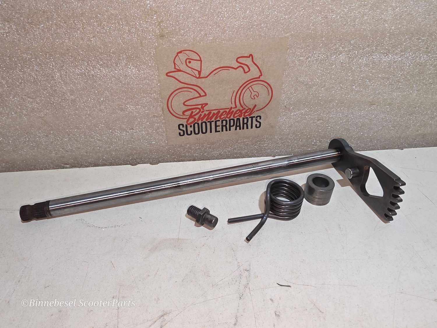Schaltwelle Suzuki VX 800 VS51B Komplett +Feder +Hülse +Anschlag 25510-38A00-000 + 09180-12068-000 + 09444-26013-000 + 25671-01011-000