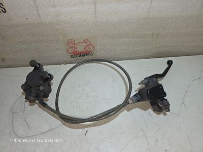 Bremsanlage Derbi Atlantis Morini Vorn Komplett Bremszylinder Bremssattel Bremsleitung Bremsanlage Derbi Atlantis Morini Vorn Komplett Bremszylinder Bremssattel Bremsleitung