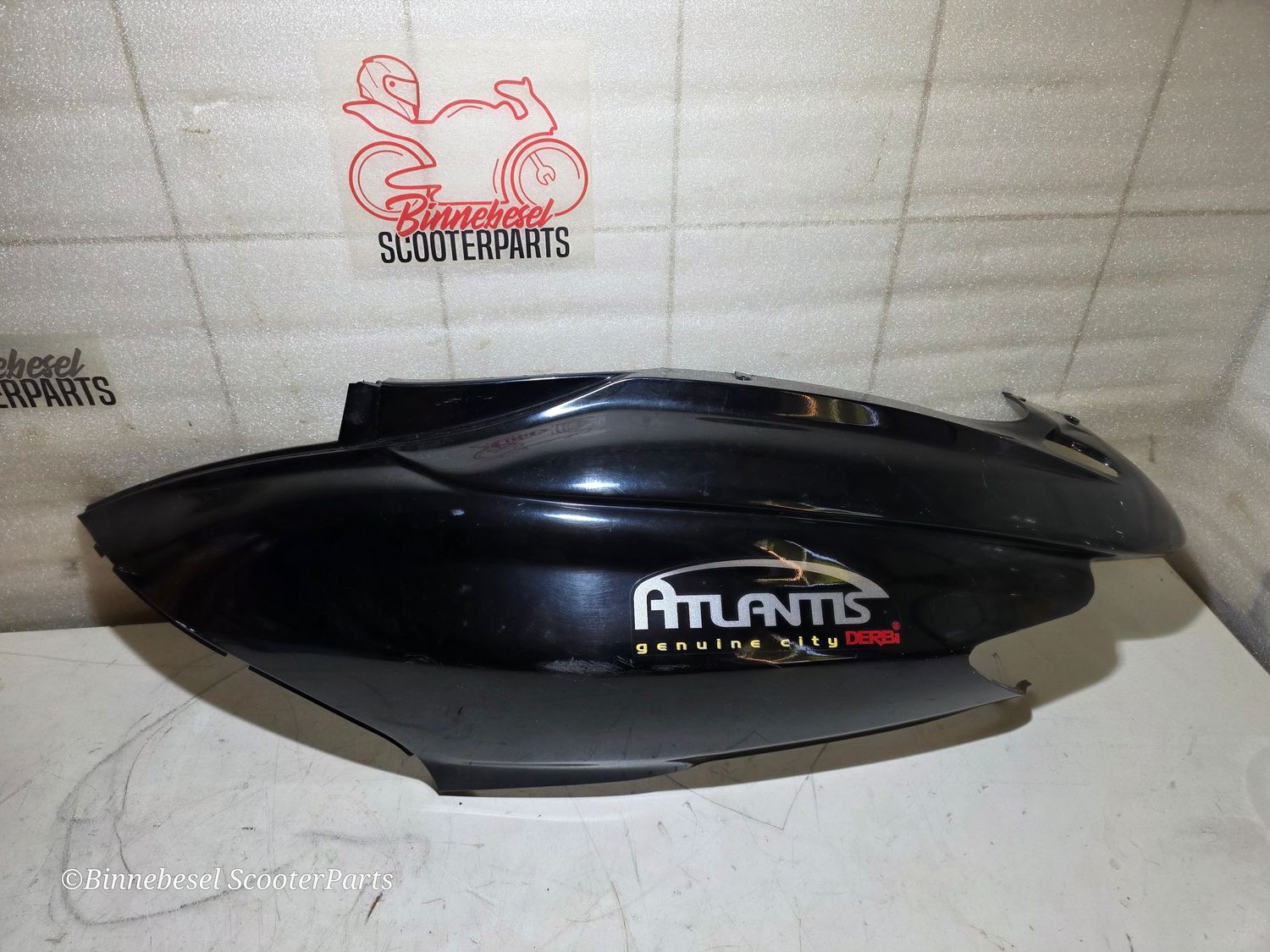 Verkleidung Derbi Atlantis Morini Heck Seitenteil Links Schwarz Verkleidung Derbi Atlantis Morini Heck Seitenteil Links Schwarz