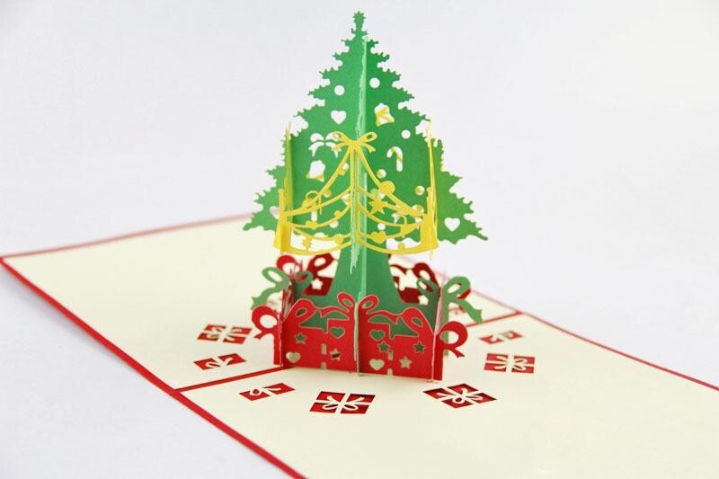 Pop Up Christmas Tree Card