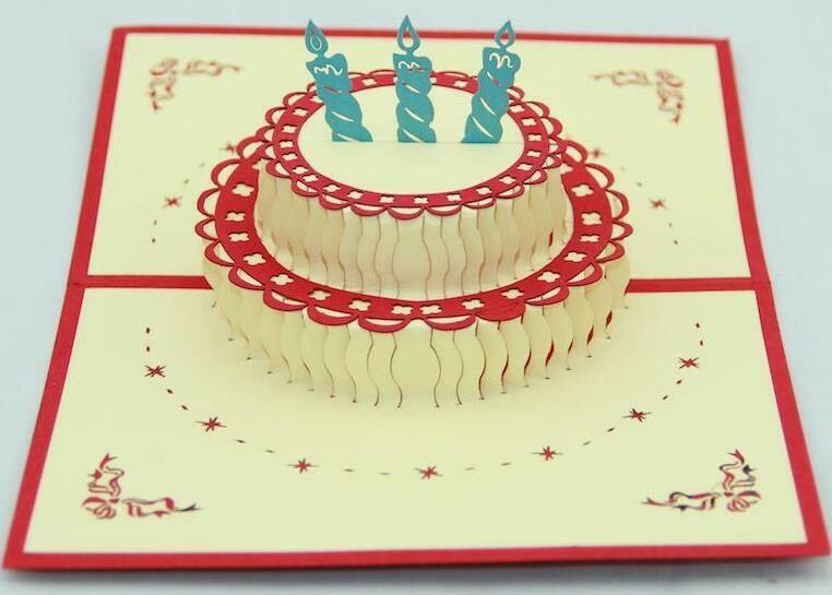 Pop Up Birthday Cake Card