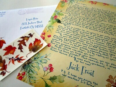 Letter from Jack Frost