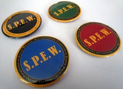 Wizarding SPEW Button / 2.25&quot; Pin
